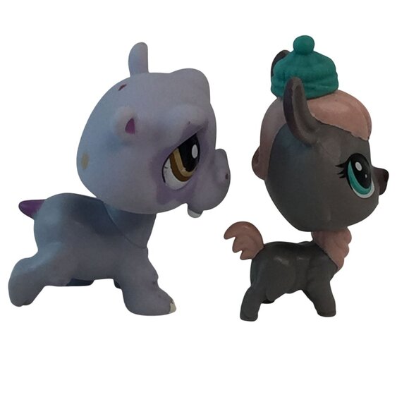 Littlest Pet Shop LPS #3839 Bear #37 Daphne Deer #1449 Hippo #176 Hattie Llama - Picture 10 of 11